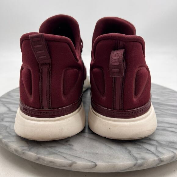 APL Mens 11 Shoes Burgundy TechLoom Tracer Knit Slip On Running Trainer 0723Xc main image 6